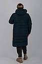 Пуховик жіночий зимовий Aziks м-205 морська хвиля, фото 9