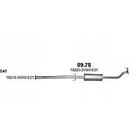 Резонатор Honda CR-V 2.0i Polmostrow (09.78)