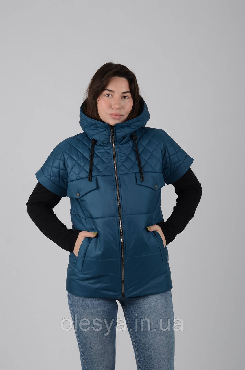 Весняна жіноча куртка-жилет Aziks м-219