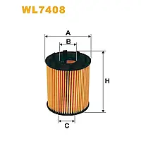 Фильтр масляный Alfa Romeo; Citroen; Fiat; Ford; Lancia; Opel; Peugeot; Subaru; Suzuki; V Wix Filters (WL7408)