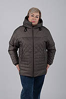 Шикарная стеганая женская куртка батал Aziks м-220 размеры 48 - 58