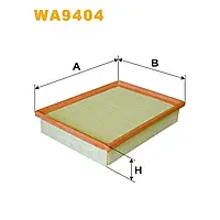 Фильтр воздушный Citroen Saxo; Peugeot 306 Wix Filters (WA9404)