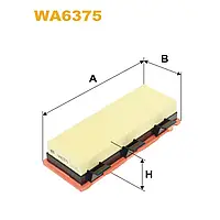 Фильтр воздушный Renault Clio II, Kangoo Wix Filters (WA6375)