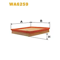 Фильтр воздушный BMW Serie 3 (E36), Serie Z3 Wix Filters (WA6259)