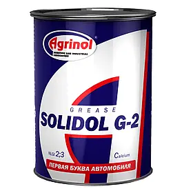 Мастило універсальне AGRINOL Солідол Ж-2 пластичне мінеральне жовте 0,8 кг