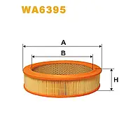 Фильтр воздушный Fiat; FSD Nysa; FSO Fiat 125P, Polonez; Lada 2101, 2102, 2103, 2104, Wix Filters (WA6395)