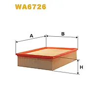 Фильтр воздушный Audi A4 (B6,B7/8E,8H); Seat Exeo Wix Filters (WA6726)