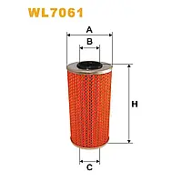 Фильтр масляный Evobus O 810-815; M.A.N. TG-A, TGL, TGM; M.A.N. Bus NUE; Fendt Favorit 90 Wix Filters (WL7061)