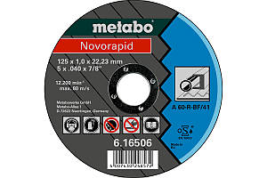 Novorapid 125 x 1,0 x 22,23 мм, сталь, TF 41 (616506000) Metabo