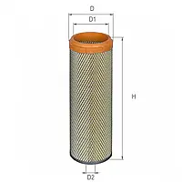 Фильтр воздушный Эталон TATA, JOHN DEERE 4000-Serie внутренний Alpha Filter (AF0750B)