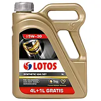 Масло моторное LOTOS Synthetic 504/507 5W-30 5 л (WF-K504E10-0H1)