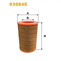 Фильтр воздушный M.A.N. 19T, 23T, 24T, 26T, 27T, 32T, 33T, 35T, 40T, 41T, F2000/F2000 Wix Filters (93084E)