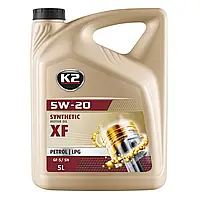 Масло моторное K2 Synthetic XF GF-5/SN 5W-20 5 л (O1715E)