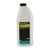 Тормозная жидкость Vira Brake Fluid DOT-4 1 л (КРАТНО ЯЩИКА 12 шт) (VI1012)