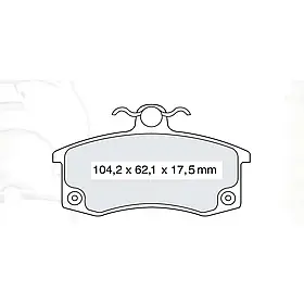 Гальмівна колодка дискова передня ВАЗ 2110 з датчиком Dafmi Intelli (D140EI)
