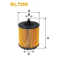 Фильтр масляный Alfa Romeo 159, Brera; Fiat Croma II; Opel Astra G, Insignia, Vectra B/C, Wix Filters (WL7295)