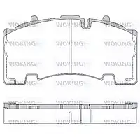 Тормозная колодка дисковая на грузовые авто Woking (JSA 14553.10)