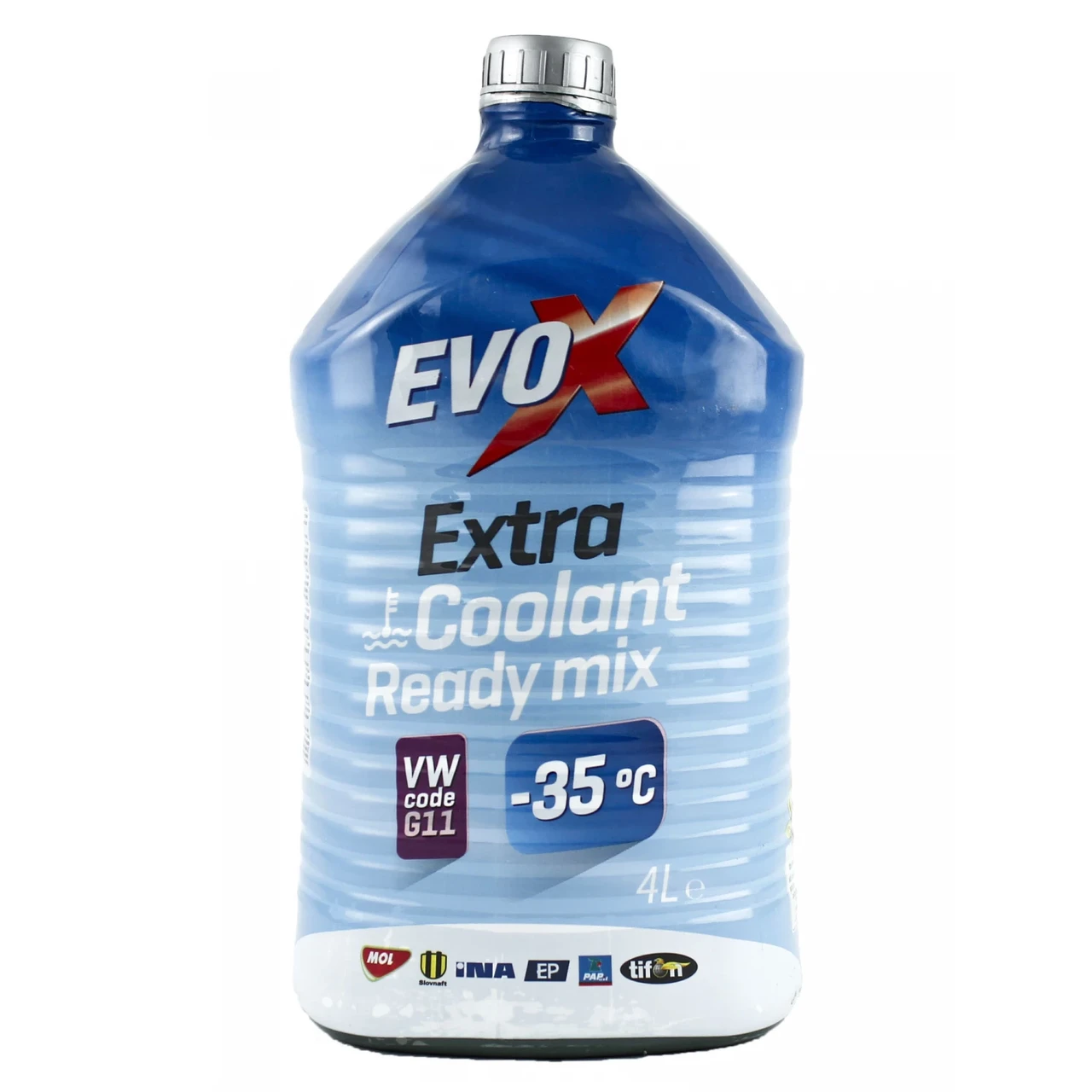 Жидкость охлаждающая MOL Evox Extra Ready -35 °C синяя 4 л (19010043 ...