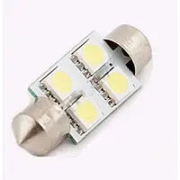 Лампа авто 24V T11X36 4SMD. SV8.5 AG (Alpha Global) (AG 40176)