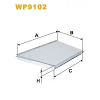 Фильтр салона Mercedes C (W203/C203/T203), CLC (CL203), CLK (A/C209) Wix Filters (WP9102)