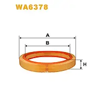 Фильтр воздушный Mercedes 190, 200, 230 Wix Filters (WA6378)