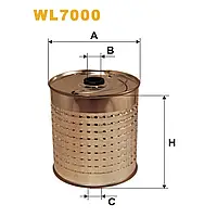 Фильтр масляный Auwaerter 406, 508, 608; Hanomag-Henschel F 20-F 45; Mercedes 2T, 3T, 4T; Wix Filters (WL7000)