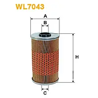 Фильтр масляный BMW Serie 3 (E36), Serie 5 (E34); Landrover Range Rover II; Opel Omega B; Wix Filters (WL7043)