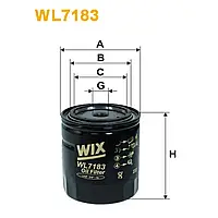 Фильтр масляный Opel Frontera A, Omega A; Vauxhall Frontera A Wix Filters (WL7183)