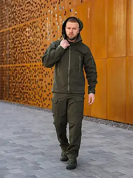 Тактичний костюм Undolini Soft Shell Олива