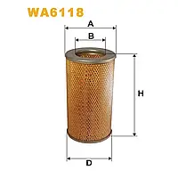 Фильтр воздушный Toyota Hiace Wix Filters (WA6118)