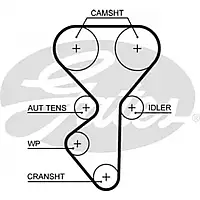 Ремень ГРМ 2170-72 5631XS GATES (5631XS)