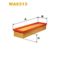 Фильтр воздушный Nissan Sunny; Renault Espace III (96-02), Laguna I Wix Filters (WA6313)