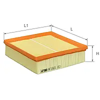 Фильтр воздуха ВАЗ 2110 инжектор Alpha Filter (AF-1601)