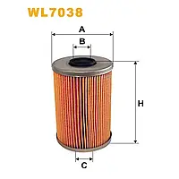 Фильтр масляный BMW Serie 5 (E12), Serie 5 (E28), Serie 5 (E34), Serie 6 (E24), Serie 7 ( Wix Filters (WL7038)