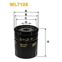 Фильтр масляный BMW Serie 3 (E21), Serie 3 (E30), Serie 5 (E12), Serie 5 (E28) Wix Filters (WL7105)