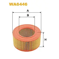 Фильтр воздушный Daf 400; Rover Ambassador; Saab 900; Volkswagen Transporter (T3) Wix Filters (WA6446)