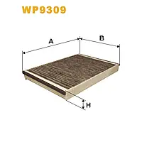 Фильтр салона Landrover Freelander II; Volvo S60 II/V60, S80 II, V70 II, XC60, XC70 II Wix Filters (WP9309)