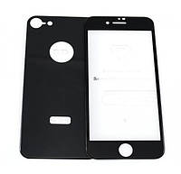 Защитное стекло iPhone 8 5D front-back, цвет - black