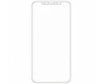Защитное стекло iPhone Х, 5D цвет - white