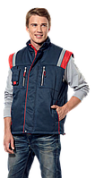 Жилет утеплённый стёганый с наполнителем из синтепона (Insulated and quilted vest with synthetic padding)