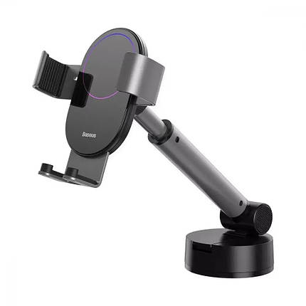 Автомобільний тримач Baseus Simplism Gravity Car Mount With Suction Base Black, фото 2