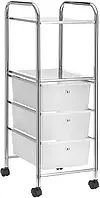 Комод етажерка на колесах Onder Mebli (BS-1054-3-WT)
