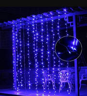 Гирлянда "Водопад уличный" 480 LED синяя3*2м