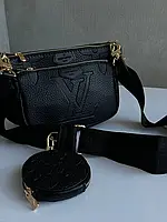 LV Multi Pochette black