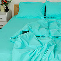 Комплект постельного белья Ранфорс Mint Maxy Семейный 2 x 143 x 210 см