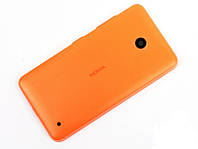 Задняя крышка Nokia 630 Lumia Dual Sim, 635 Lumia, оранжевая, с боковыми кнопками