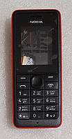 Корпус Nokia 106 black-red