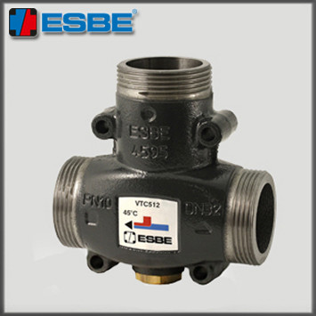 Термічний клапан триходовий 1 1/2" ESBE VTC512 50°C Kv-14
