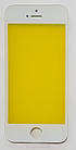 Скло дисплея (Lens) для iPhone 5 з рамкою White