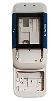 Корпус для Nokia 5200 white-blue